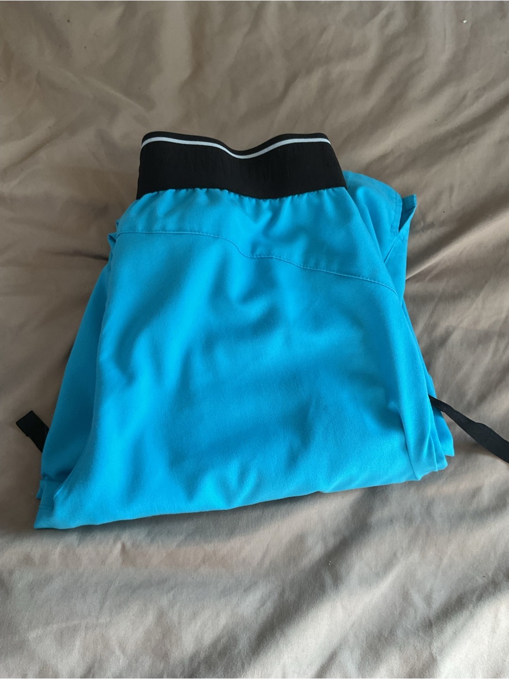 Grey's Anatomy pro wear Barco Teal Spandex Stretch Scrub bottoms size xs petite - Picture 8 of 12